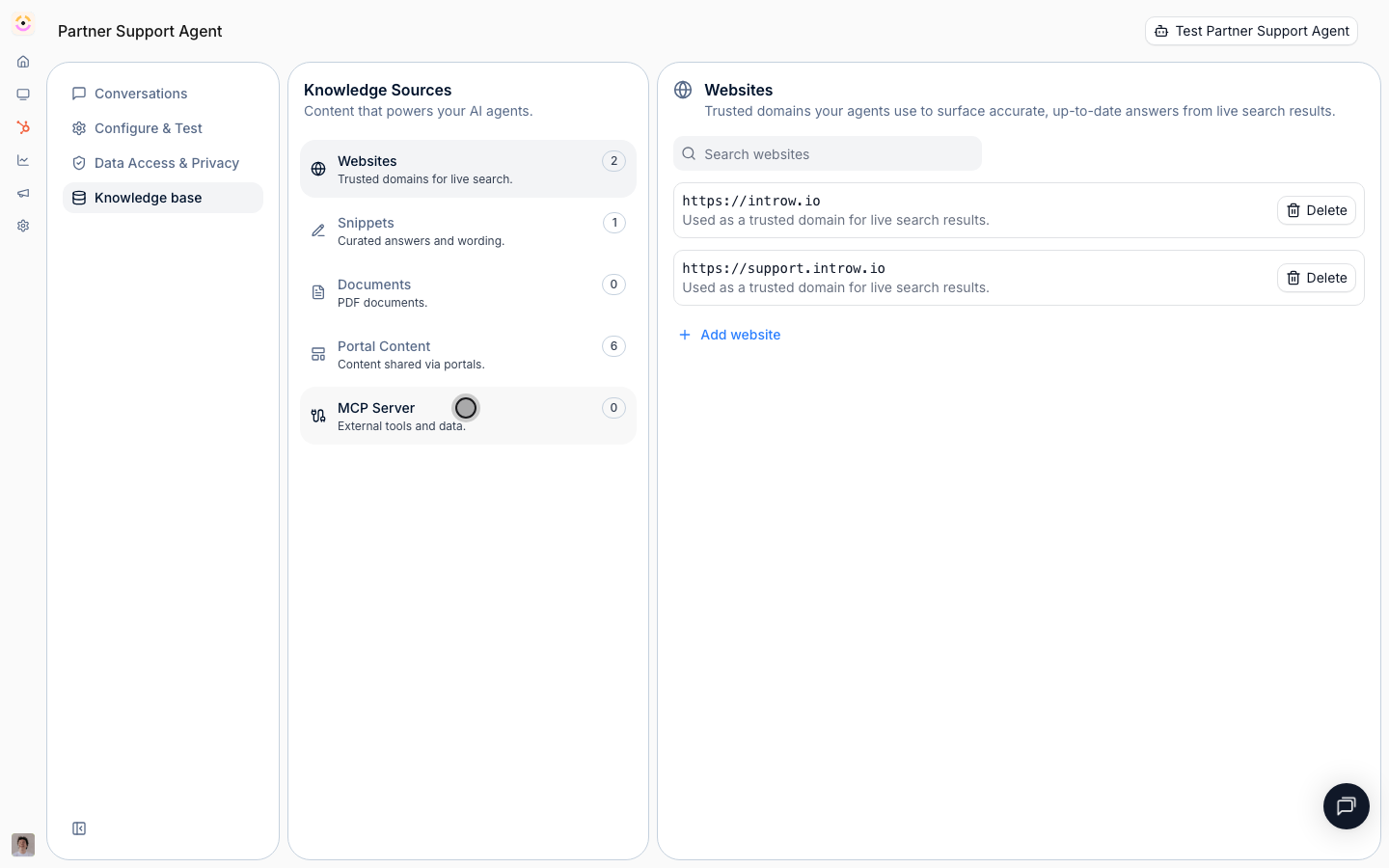 Connect your own tools so the agent can fetch live data and take actions.