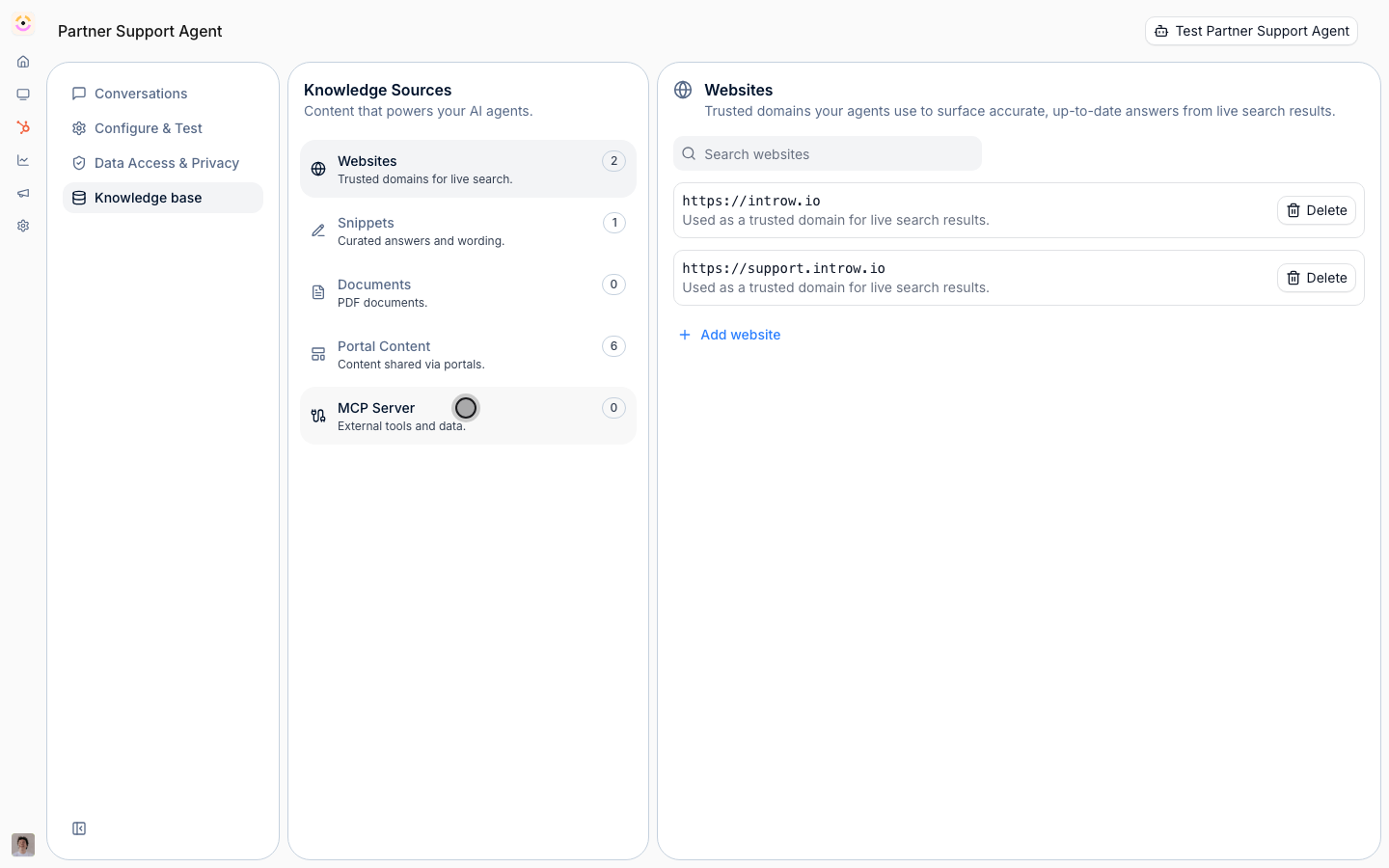 Connect your own tools so the agent can fetch live data and take actions.