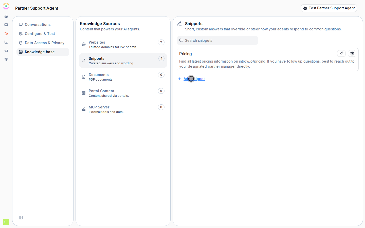 Upload documents