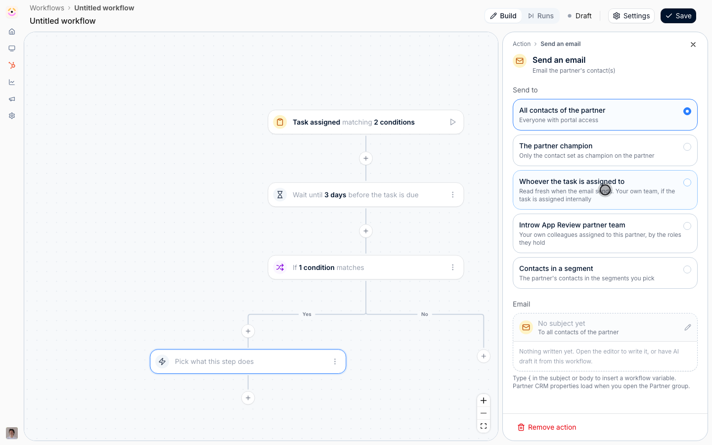 A task trigger unlocks one more audience