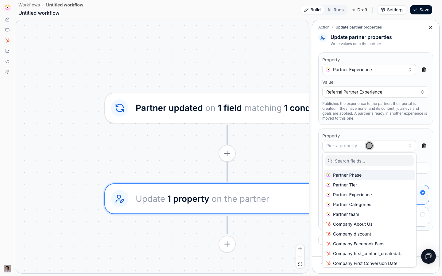 The same list, including your CRM's own fields