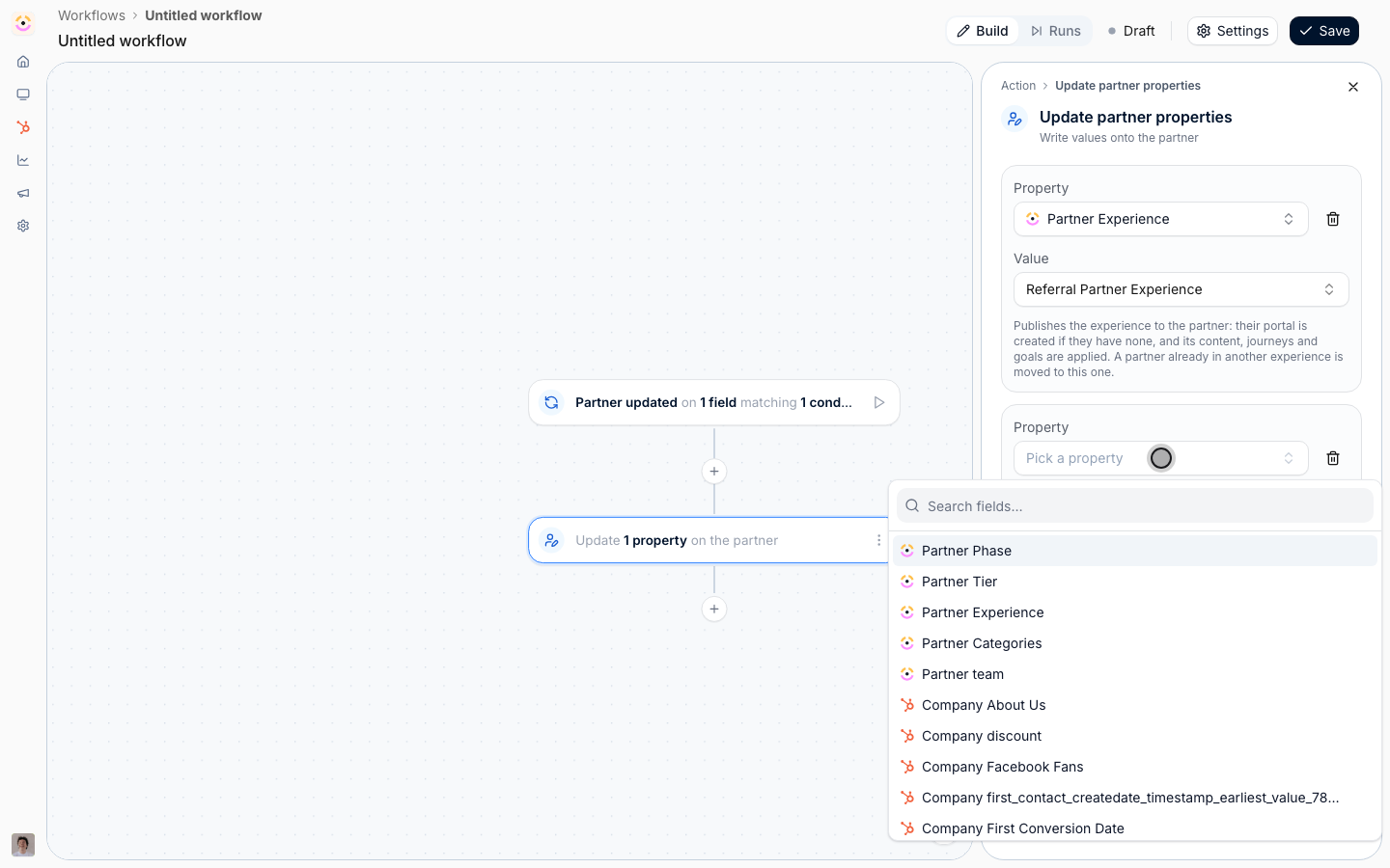 The same list, including your CRM's own fields