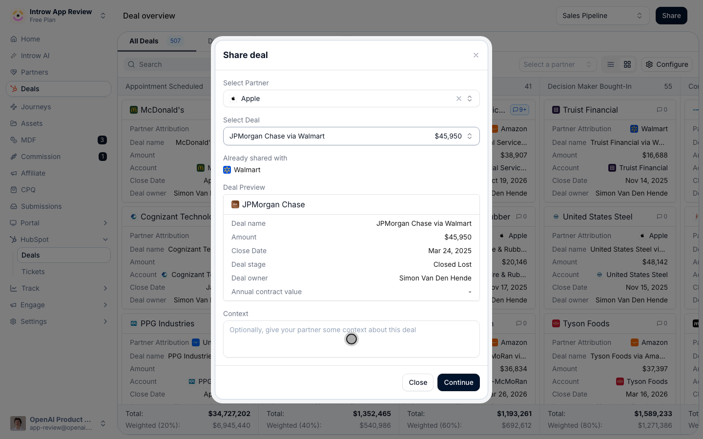 It lands in the email and on the record's Activity as your comment.
