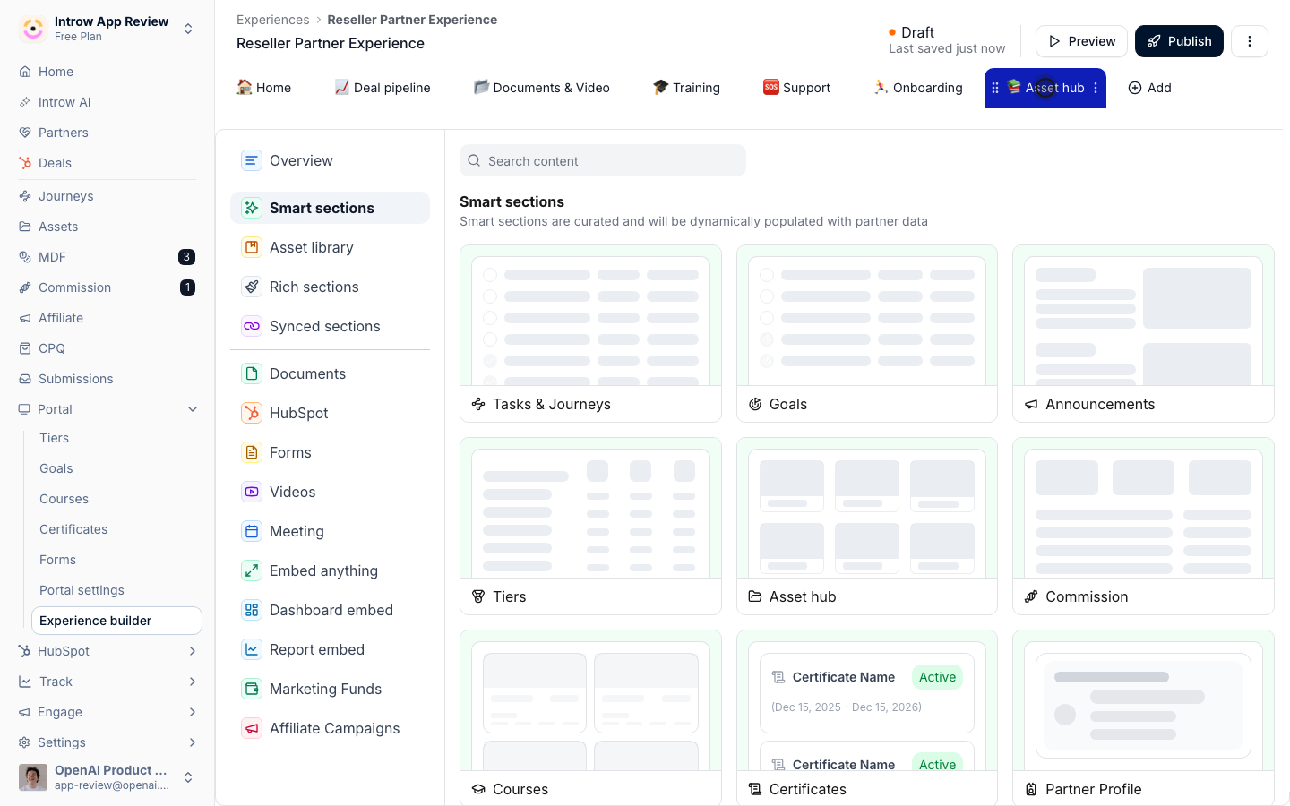 Set the layout and thumbnails per row, turn search and filters on, choose the properties and default sort, save named views, and curate which folders are included or excluded.
