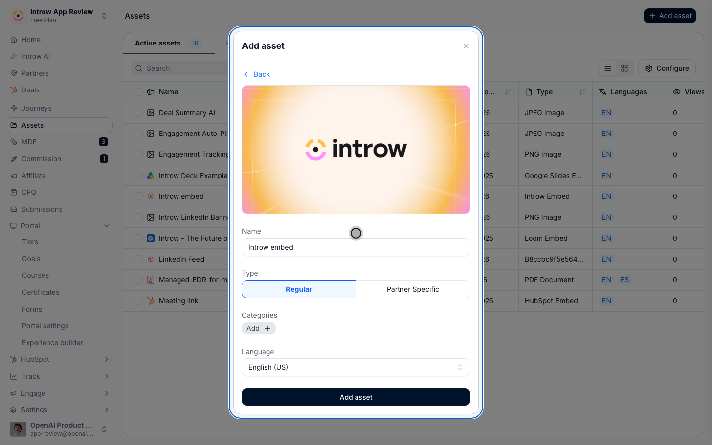 Paste a web page URL to preview it before you add it.