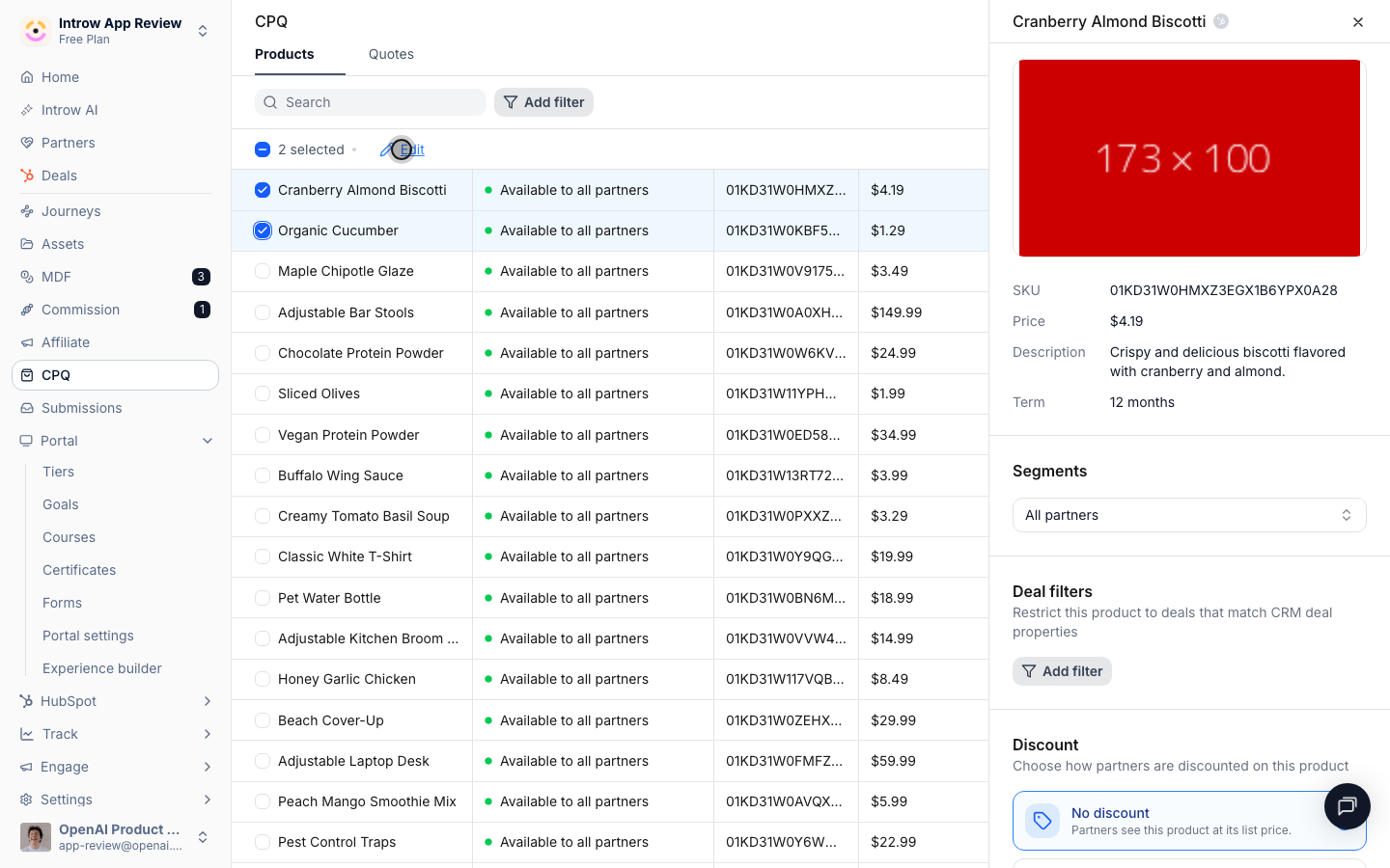Bulk Edit applies one configuration to every selected product.