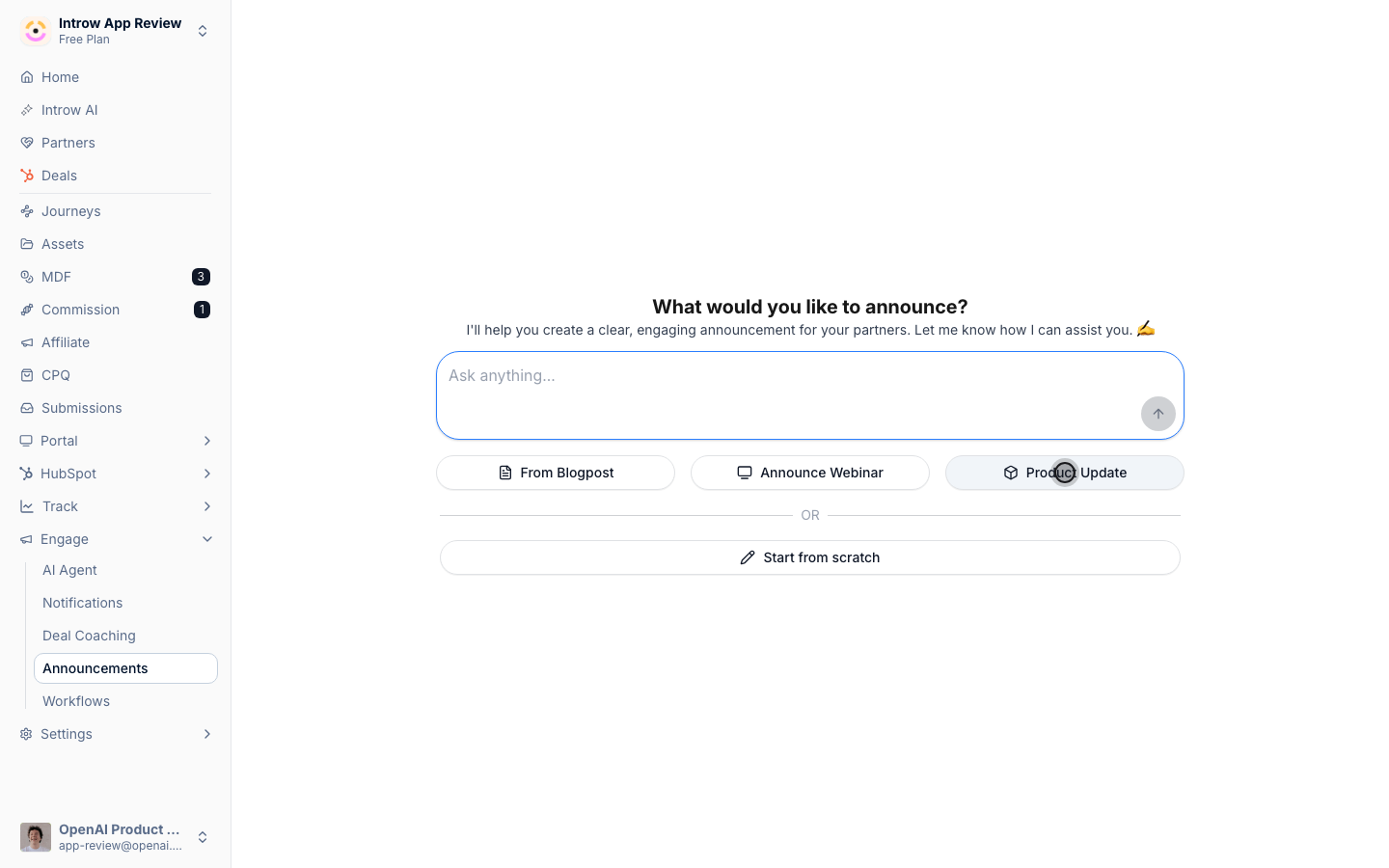 The preset primes the prompt with the right structure for a release.
