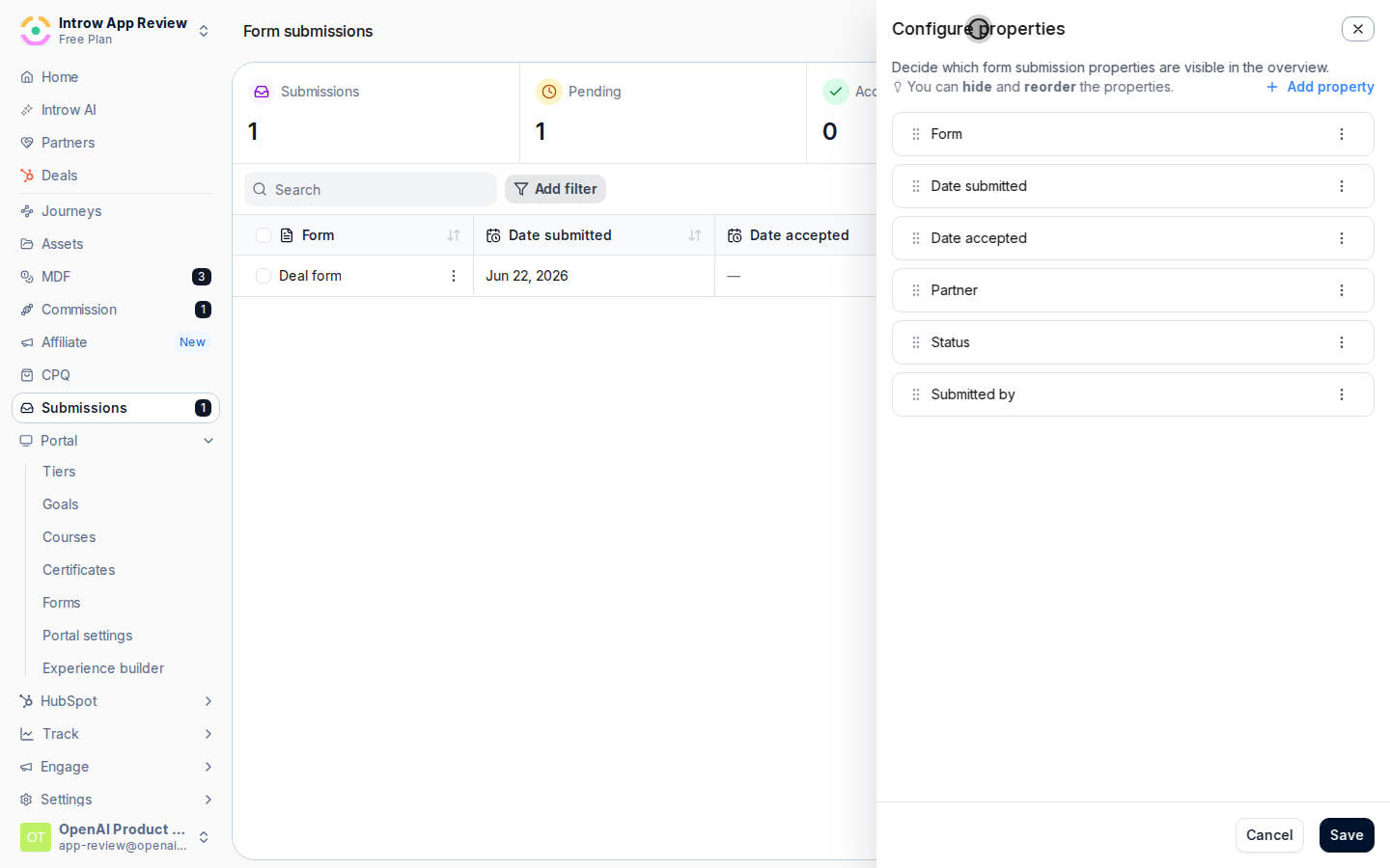 Choose the columns to show