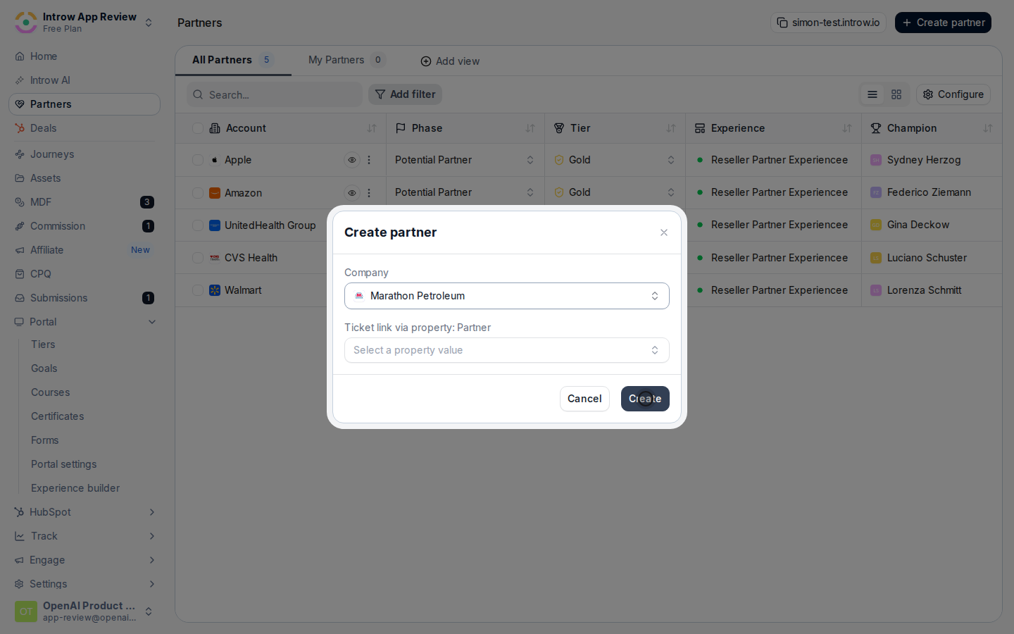 Set attribution if prompted