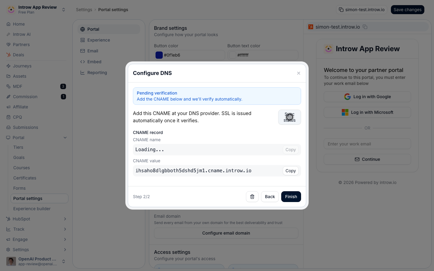 CNAME not detected means the record has not resolved yet. Once it does, the certificate is issued automatically.