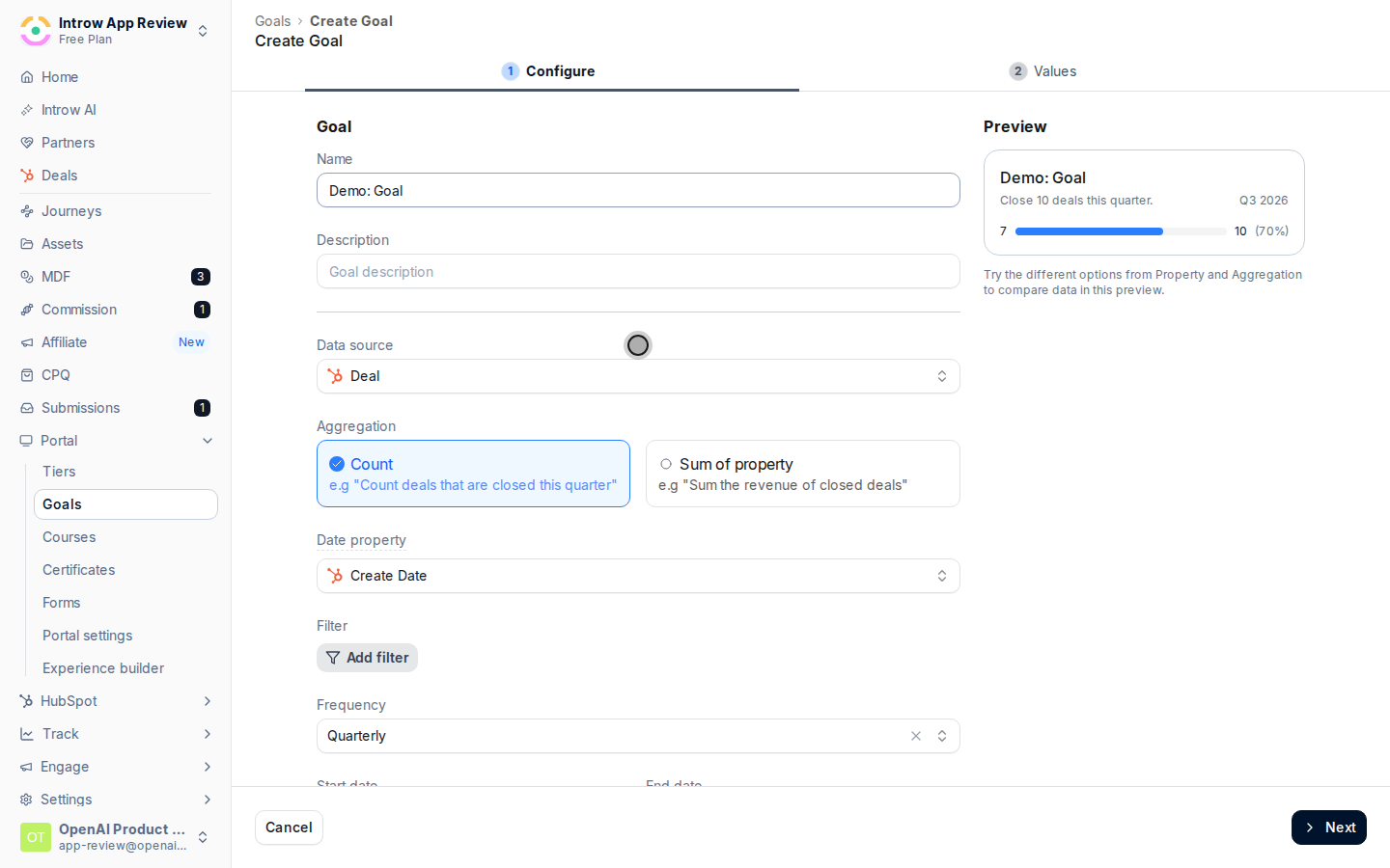 Choose the data source